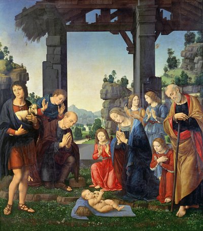 Adoration of the Shepherds by Lorenzo di Credi